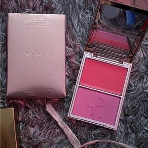 Patrick Ta Double-Take Cream and Powder Blush Duo - Pink and Purple brand new